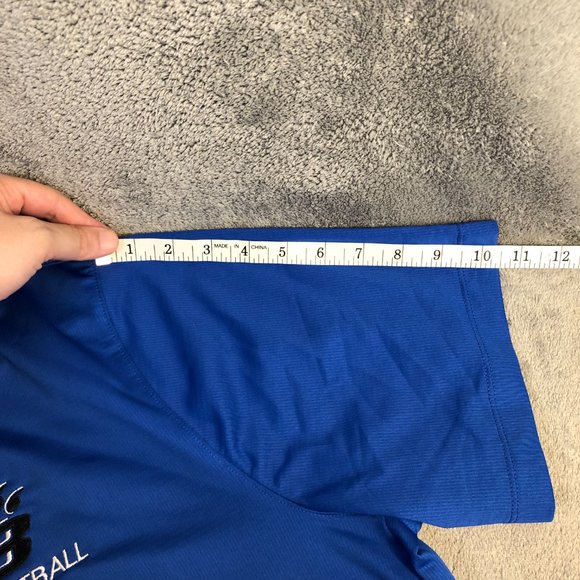 Nike Polo Shirt Men's XL Blue Embroidered Basketball Logo Comfort CI4470-480 - Picture 12 of 12